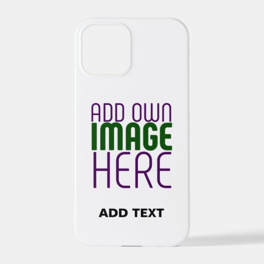 MODERNE BEARBEITUNGSFÄHIGE, EINFACHE WEISSE BILDTE iPhone HÜLLE (Rückseite)