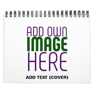 MODERNE BEARBEITUNGSFÄHIGE, EINFACHE WEISSE BILDTE KALENDER