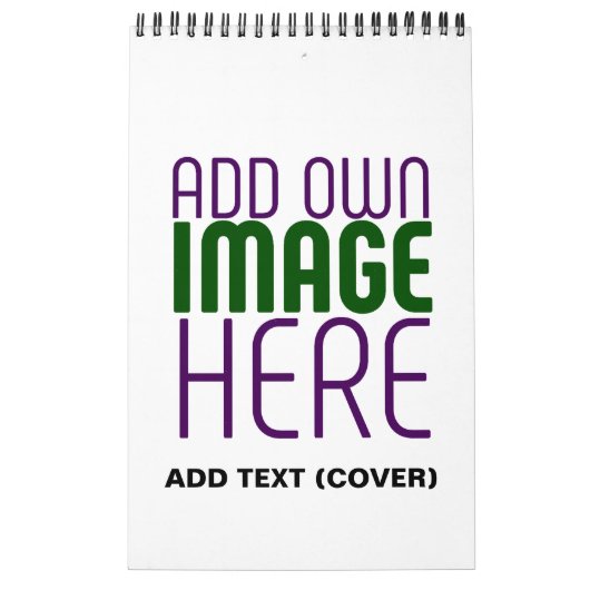 MODERNE BEARBEITUNGSFÄHIGE, EINFACHE WEISSE BILDTE KALENDER (Titelbild)