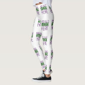 MODERNE BEARBEITUNGSFÄHIGE, EINFACHE WEISSE BILDTE LEGGINGS (Links)