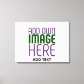 MODERNE BEARBEITUNGSFÄHIGE, EINFACHE WEISSE BILDTE LEINWANDDRUCK (Vorderseite)