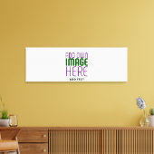 MODERNE BEARBEITUNGSFÄHIGE, EINFACHE WEISSE BILDTE LEINWANDDRUCK (Insitu (Wohnzimmer))