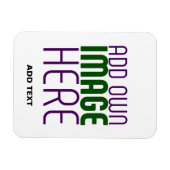 MODERNE BEARBEITUNGSFÄHIGE, EINFACHE WEISSE BILDTE MAGNET (Horizontal)