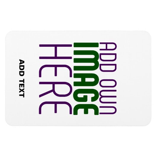 MODERNE BEARBEITUNGSFÄHIGE, EINFACHE WEISSE BILDTE MAGNET (Horizontal)