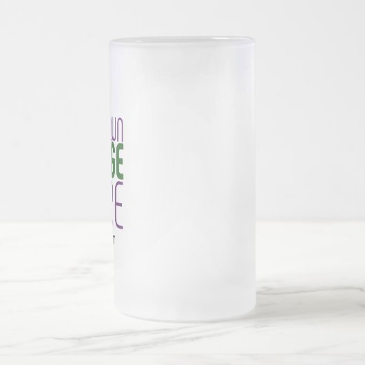 MODERNE BEARBEITUNGSFÄHIGE, EINFACHE WEISSE BILDTE MATTGLAS BIERGLAS (Mittel)