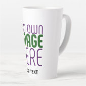 MODERNE BEARBEITUNGSFÄHIGE, EINFACHE WEISSE BILDTE MILCHTASSE (Rechte Ecke)