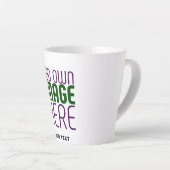 MODERNE BEARBEITUNGSFÄHIGE, EINFACHE WEISSE BILDTE MILCHTASSE (Rechte Ecke)