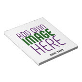 MODERNE BEARBEITUNGSFÄHIGE, EINFACHE WEISSE BILDTE NOTIZBLOCK (angewinkelt)