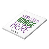 MODERNE BEARBEITUNGSFÄHIGE, EINFACHE WEISSE BILDTE NOTIZBLOCK (Rotiert)