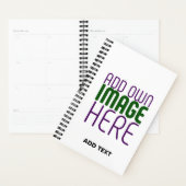 MODERNE BEARBEITUNGSFÄHIGE, EINFACHE WEISSE BILDTE PLANER (Anzeige)