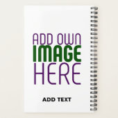 MODERNE BEARBEITUNGSFÄHIGE, EINFACHE WEISSE BILDTE PLANER (Rückseite)