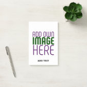 MODERNE BEARBEITUNGSFÄHIGE, EINFACHE WEISSE BILDTE POST-IT KLEBEZETTEL (Büro)