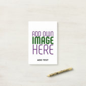 MODERNE BEARBEITUNGSFÄHIGE, EINFACHE WEISSE BILDTE POST-IT KLEBEZETTEL (Auf Schreibtisch)