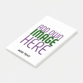 MODERNE BEARBEITUNGSFÄHIGE, EINFACHE WEISSE BILDTE POST-IT KLEBEZETTEL (angewinkelt)