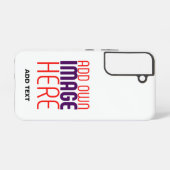 MODERNE BEARBEITUNGSFÄHIGE, EINFACHE WEISSE BILDTE SAMSUNG GALAXY HÜLLE (Rückseite (Horizontal))