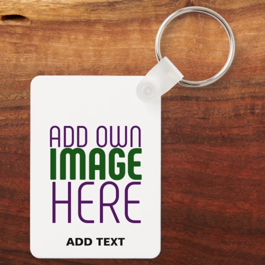 MODERNE BEARBEITUNGSFÄHIGE, EINFACHE WEISSE BILDTE SCHLÜSSELANHÄNGER (Rückseite)