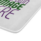 MODERNE BEARBEITUNGSFÄHIGE, EINFACHE WEISSE BILDTE SCHNEIDEBRETT (Ecke)