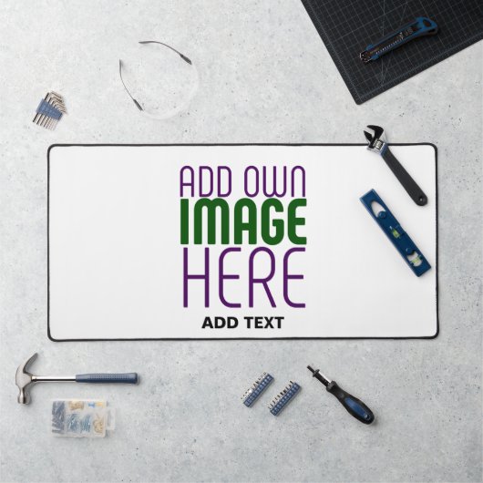 MODERNE BEARBEITUNGSFÄHIGE, EINFACHE WEISSE BILDTE SCHREIBTISCHUNTERLAGE (Arbeitsplatz)