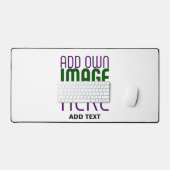 MODERNE BEARBEITUNGSFÄHIGE, EINFACHE WEISSE BILDTE SCHREIBTISCHUNTERLAGE (Tastatur & Maus)