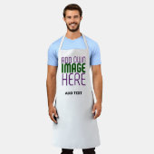 MODERNE BEARBEITUNGSFÄHIGE, EINFACHE WEISSE BILDTE SCHÜRZE (Getragen)