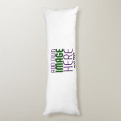 MODERNE BEARBEITUNGSFÄHIGE, EINFACHE WEISSE BILDTE SEITENSCHLÄFERKISSEN (Rückseite (Vertikal))