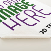 MODERNE BEARBEITUNGSFÄHIGE, EINFACHE WEISSE BILDTE SHERPADECKE (3/4)