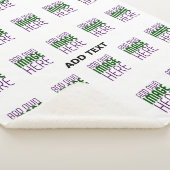 MODERNE BEARBEITUNGSFÄHIGE, EINFACHE WEISSE BILDTE SHERPADECKE (3/4)