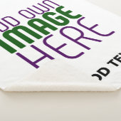 MODERNE BEARBEITUNGSFÄHIGE, EINFACHE WEISSE BILDTE SHERPADECKE (3/4)