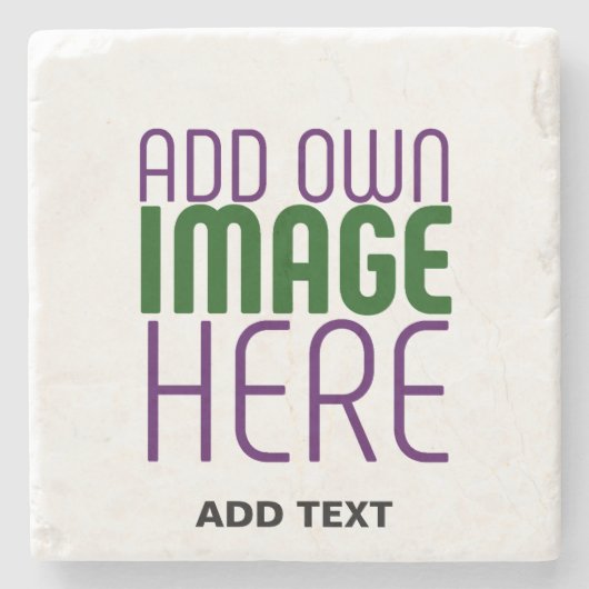 MODERNE BEARBEITUNGSFÄHIGE, EINFACHE WEISSE BILDTE STEINUNTERSETZER (Vorderseite)