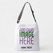 MODERNE BEARBEITUNGSFÄHIGE, EINFACHE WEISSE BILDTE TRAGETASCHEN MIT LANGEN TRÄGERN (Rückseite)