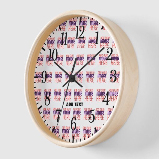 MODERNE BEARBEITUNGSFÄHIGE, EINFACHE WEISSE BILDTE UHR (Winkel)