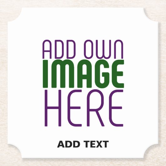 MODERNE BEARBEITUNGSFÄHIGE, EINFACHE WEISSE BILDTE UNTERSETZER (Vorderseite)