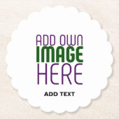 MODERNE BEARBEITUNGSFÄHIGE, EINFACHE WEISSE BILDTE UNTERSETZER (Vorderseite)