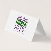 MODERNE BEARBEITUNGSFÄHIGE, EINFACHE WEISSE BILDTE VISITENKARTEN (Rückseite)