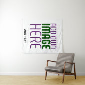 MODERNE BEARBEITUNGSFÄHIGE, EINFACHE WEISSE BILDTE WANDTEPPICH (Beispiel (Horizontal))