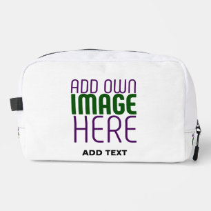 MODERNE BEARBEITUNGSFÄHIGE, EINFACHE WEISSE BILDTE WASCHBEUTEL