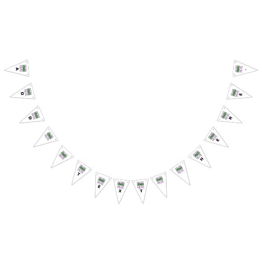 MODERNE BEARBEITUNGSFÄHIGE, EINFACHE WEISSE BILDTE WIMPELKETTE (Alle)