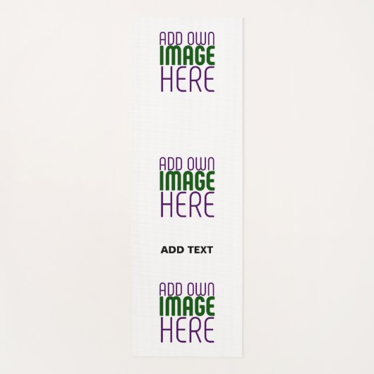 MODERNE BEARBEITUNGSFÄHIGE, EINFACHE WEISSE BILDTE YOGAMATTE (Vorderseite)