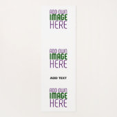 MODERNE BEARBEITUNGSFÄHIGE, EINFACHE WEISSE BILDTE YOGAMATTE (Rückseite)