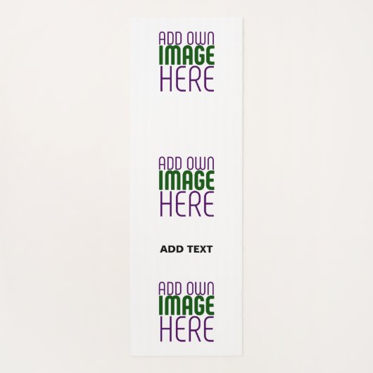 MODERNE BEARBEITUNGSFÄHIGE, EINFACHE WEISSE BILDTE YOGAMATTE (Rückseite)