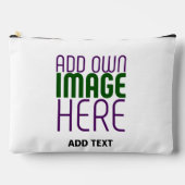 MODERNE BEARBEITUNGSFÄHIGE, EINFACHE WEISSE BILDTE ZUBEHÖRTASCHE (Vorderseite)