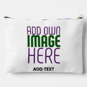 MODERNE BEARBEITUNGSFÄHIGE, EINFACHE WEISSE BILDTE ZUBEHÖRTASCHE (Rückseite)