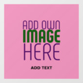 MODERNE BEARBEITUNGSFÄHIGE NIEDLICH-WARD-PINK-BILD FENSTERAUFKLEBER (Blatt)