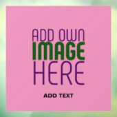 MODERNE BEARBEITUNGSFÄHIGE NIEDLICH-WARD-PINK-BILD FENSTERAUFKLEBER (Blatt 3)