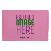 MODERNE BEARBEITUNGSFÄHIGE NIEDLICH-WARD-PINK-BILD KISSENBEZUG (Rückseite)