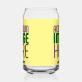 MODERNE BEARBEITUNGSFÄHIGE PASTEL YELLOW IMAGE-TEM DOSENGLAS (Rechts)
