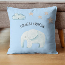 Moderne Beauty Pastel Blau Elefant & Sterne Kind