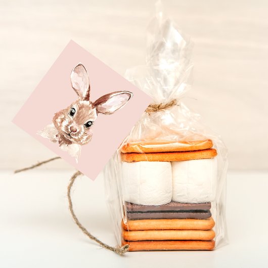 Moderne Beauty Pastel Pink Aquarell Lounge Geschenkanhänger