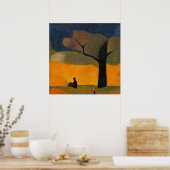 Moderne beeindruckende ruhige Zeit Poster (Küche)