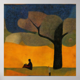 Moderne beeindruckende ruhige Zeit Poster